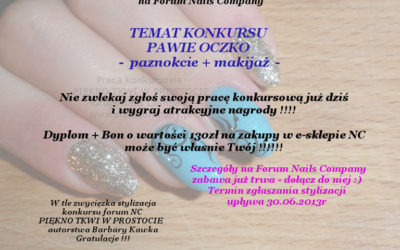 PAWIE OCZKO – konkurs czerwcowy'13 nailscompany.pl